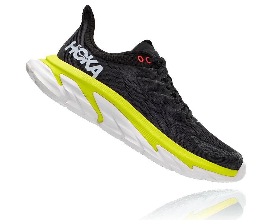 Hoka One One Clifton Edge Löparskor Herr - Svarta - ROSXA-0384